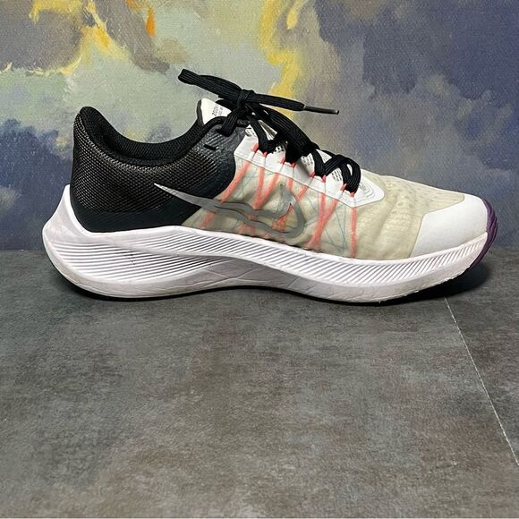 Nike Winflo 8 White Women's Running Shoes Size 7 - Picture 14 of 16